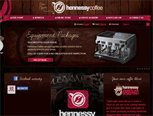 Tablet Screenshot of hennessycoffee.com.au